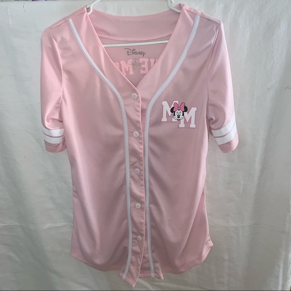 Disney Tops - Disney Adult ‘Minnie Mouse’ Baseball Jersey